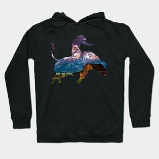 Bull Rider 1: Mountain Ranch at Sunset Hoodie